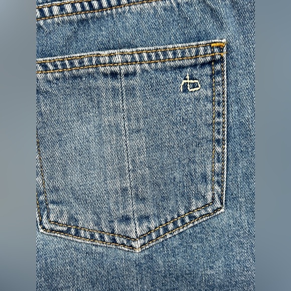 Rag & Bone Heathrow Cut Off Denim Mid Rise Jean Shorts W1907k273HEA size 27 - Picture 7 of 10